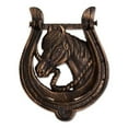 thumbnail image 1 of Home Decorative Cast Iron Door Knocker - Horse And Horseshoe, 1 of 5
