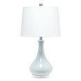 thumbnail image 1 of Home Decorative Ceramic Tear Drop Shaped Table Lamp - Light Blue, 1 of 7