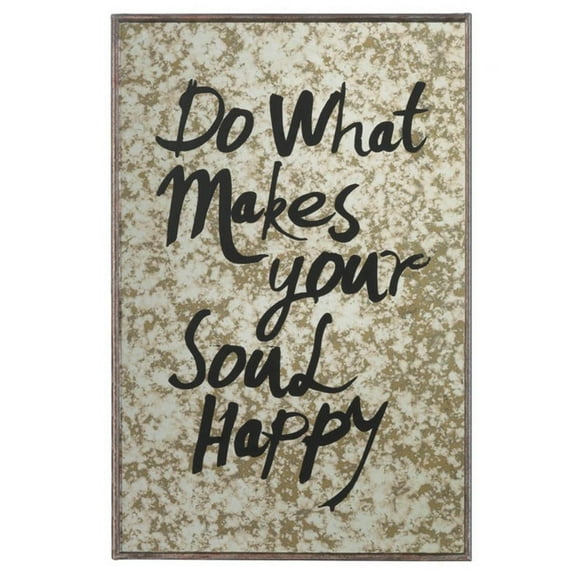 Home Decorative Do What Makes Your Soul Happy Decorative Mirror