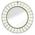 thumbnail image 1 of Home Decorative Dome-Style Frame Round Gold Wire Wall Mirror, 1 of 2