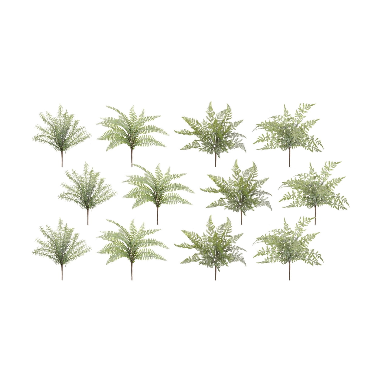 Lush Summer Fern 16" Greenery Tabletop Centerpiece in Pot