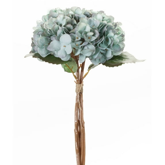 Home Decorative Hydrangea Bundle (Set of 12) 14.5"H Polyester