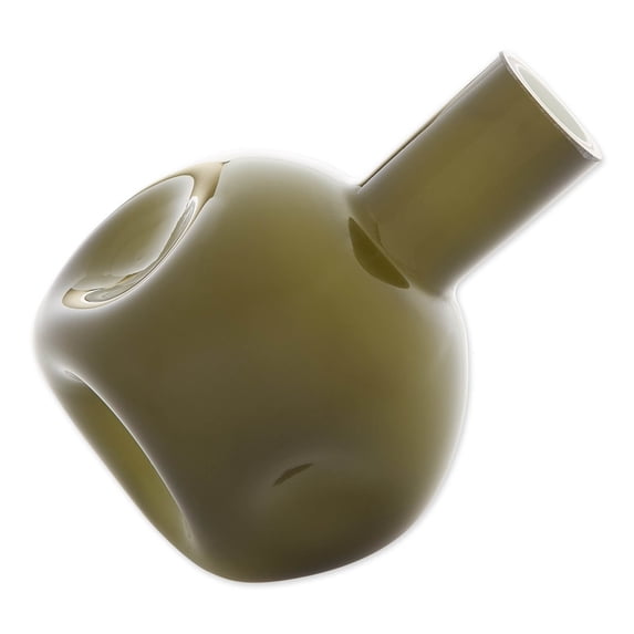 Home Decorative Indoor Abstract Glass Vase - Hunter Green
