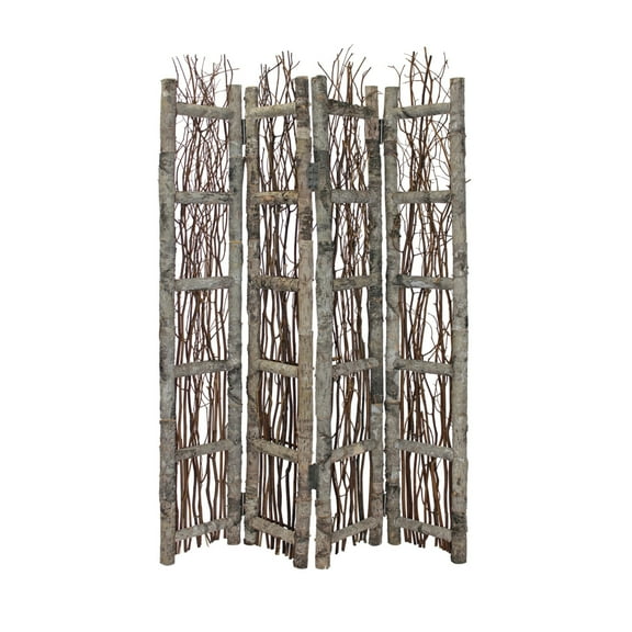 Home Decorative Indoor Birth Grey Room Divider - 48"Lx64"H