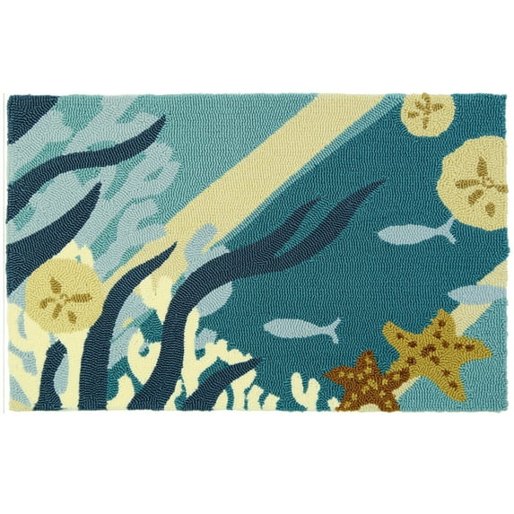 Home Decorative Indoor Sand Dollars & White Coral - 22" X 34"