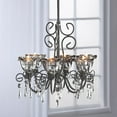 thumbnail image 1 of Home Decorative Indoor Smoked Glass Six-Candle Chandelier, 1 of 3