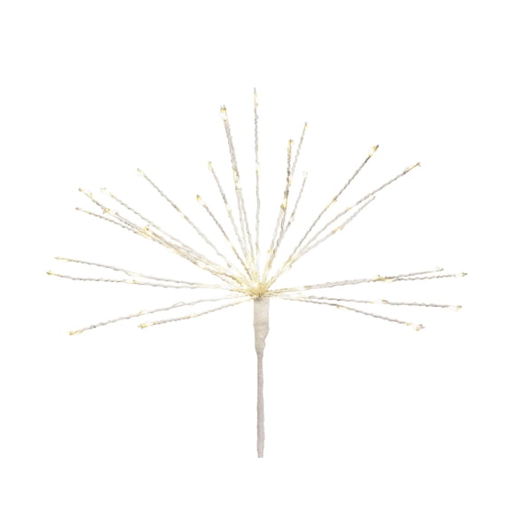 Home Decorative LED Starburst Tree Topper 15.5"W x 23.5"H 75 Lights UL Plug (Set of 2)