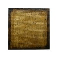 thumbnail image 1 of Home Decorative Metallic S Pattern Brown Wall Art 24" X 24", 1 of 2