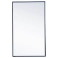 thumbnail image 1 of Home Decorative Modern Metal Frame Rectangle Mirror 24X 40" - Blue, 1 of 7