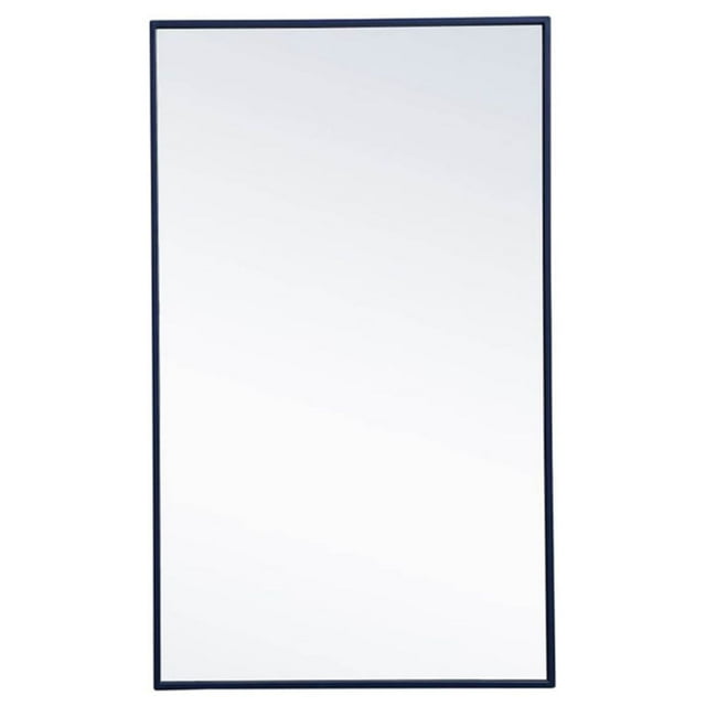 Elegant Decor Rectangular Large Wall Mirror with Modern Metal Frame