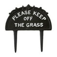 thumbnail image 1 of Home Decorative Please Keep Off The Grass Metal Garden Stake, 1 of 4