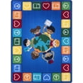 thumbnail image 1 of Peaceful Readers 7'8" x 10'9" area rug in color Multi, 1 of 5