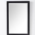 thumbnail image 1 of Home Decorative Rectangular Solid Wood 20" X 30" Mirror - Espresso, 1 of 5