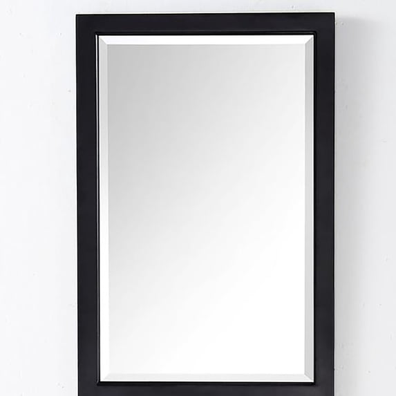 Home Decorative Rectangular Solid Wood 20" X 30" Mirror - Espresso