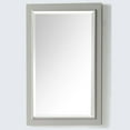 thumbnail image 1 of Home Decorative Rectangular Solid Wood 20" X 30" Mirror - Warm Grey, 1 of 5