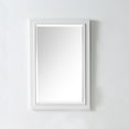 thumbnail image 1 of Home Decorative Rectangular Solid Wood 20" X 30" Mirror - White, 1 of 5