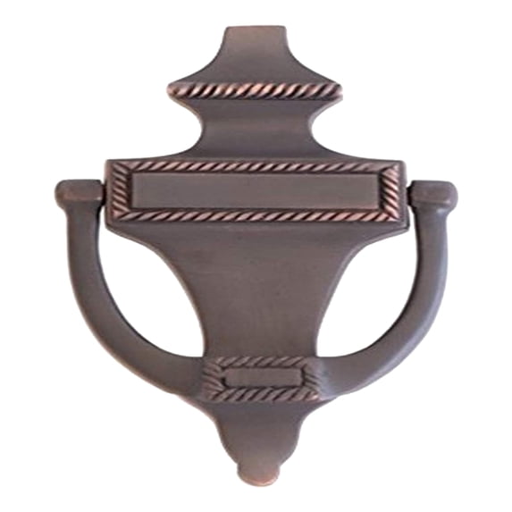 Home Decorative Rope Door Knocker 6-1 By 2" Venetian Bronze