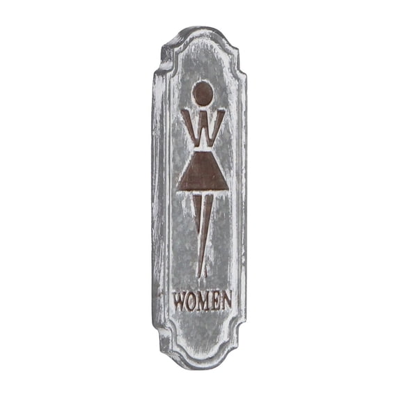 Home Decorative Rustic Womens Room Placard