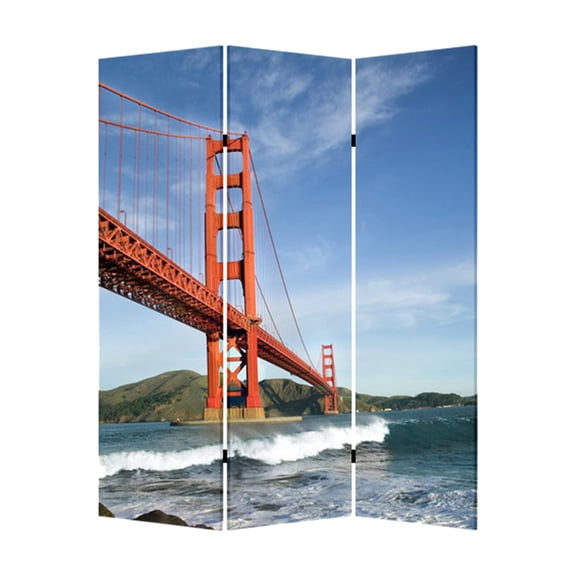 Home Decorative San Francisco Screen Room Divider - 3 Panel
