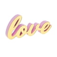 thumbnail image 1 of Home Decorative Sign Standing Cutout Word Dcor Plaque  Silver, 1 of 1