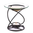 thumbnail image 1 of Home Decorative Spiral Metal and glass Oil Warmer - Black, 1 of 2