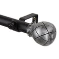 thumbnail image 1 of Home Decorative Supreme Curtain Rod 28-48 inch - Black, 1 of 2