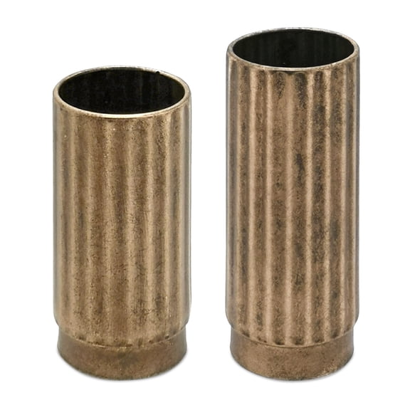 Home Decorative Vase (Set of 2) 9.25"H, 11"H Iron