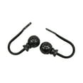 thumbnail image 1 of Home Decorative Window Accessories Bonbon Holdback Pair Black, 1 of 2