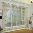 thumbnail image 1 of Home Decorative Window Sheer Curtain Panel, Marseille, 1 of 7