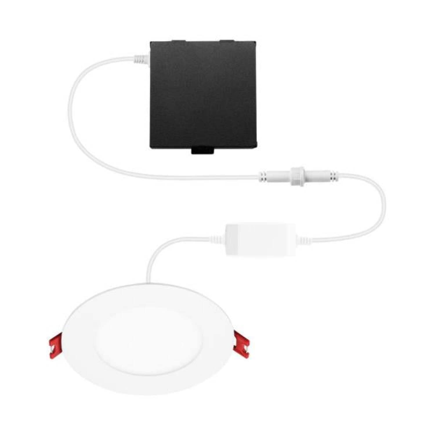 White 4-Inch Ultra Slim Smart LED Recessed Light Kit
