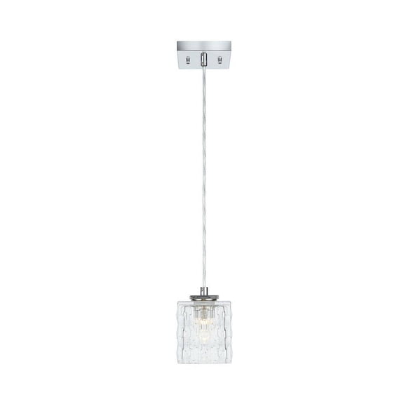 Home Decorators Collection 40-Watt Equivalent Chrome Integrated LED Mini Pendant