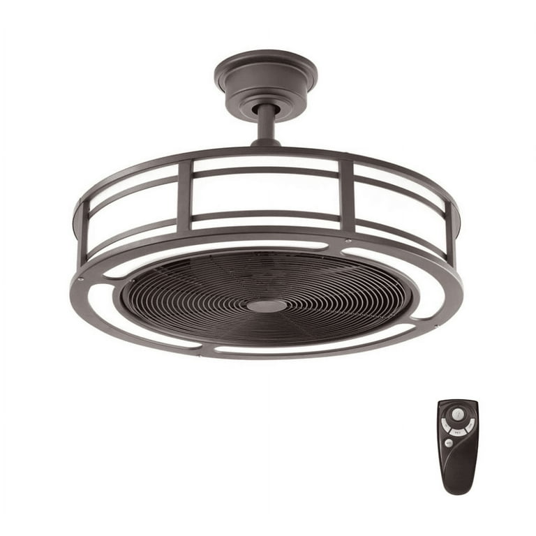 Brette II 23 in. LED Indoor/Outdoor Espresso Bronze Ceiling Fan with Light and Remote Control Brette II 23 in. LED Indoor/Outdoor Espresso Bronze Ceiling Fan with Light and Remote Control