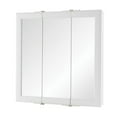 thumbnail image 1 of Home Decorators Collection 24 in. W X 24 in. H Rectangular Medicine Cabinet with Mirror, White, 1 of 3