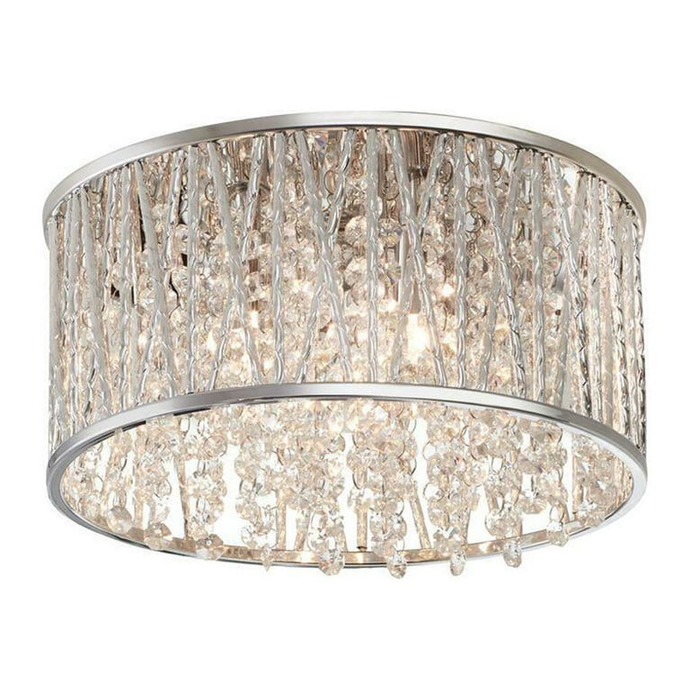 Chrome flush mount top