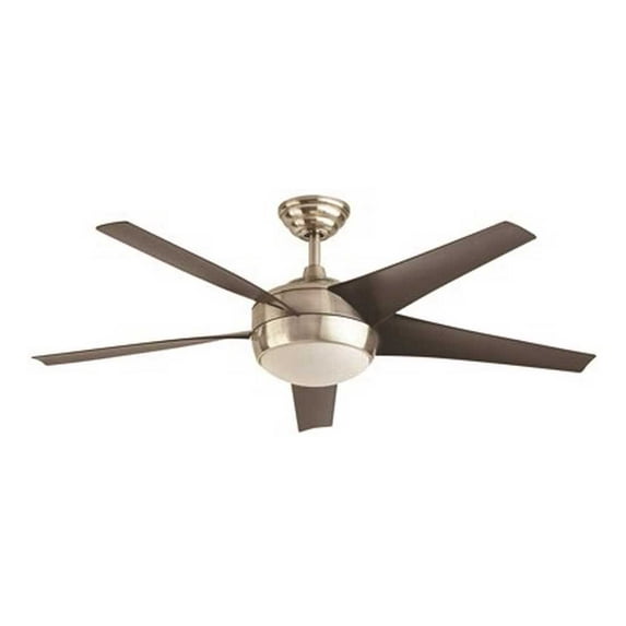 Home Decorators Collection 37663 52 in. Windward LED Ceiling Fan with Light Kit, Brushed Nickel