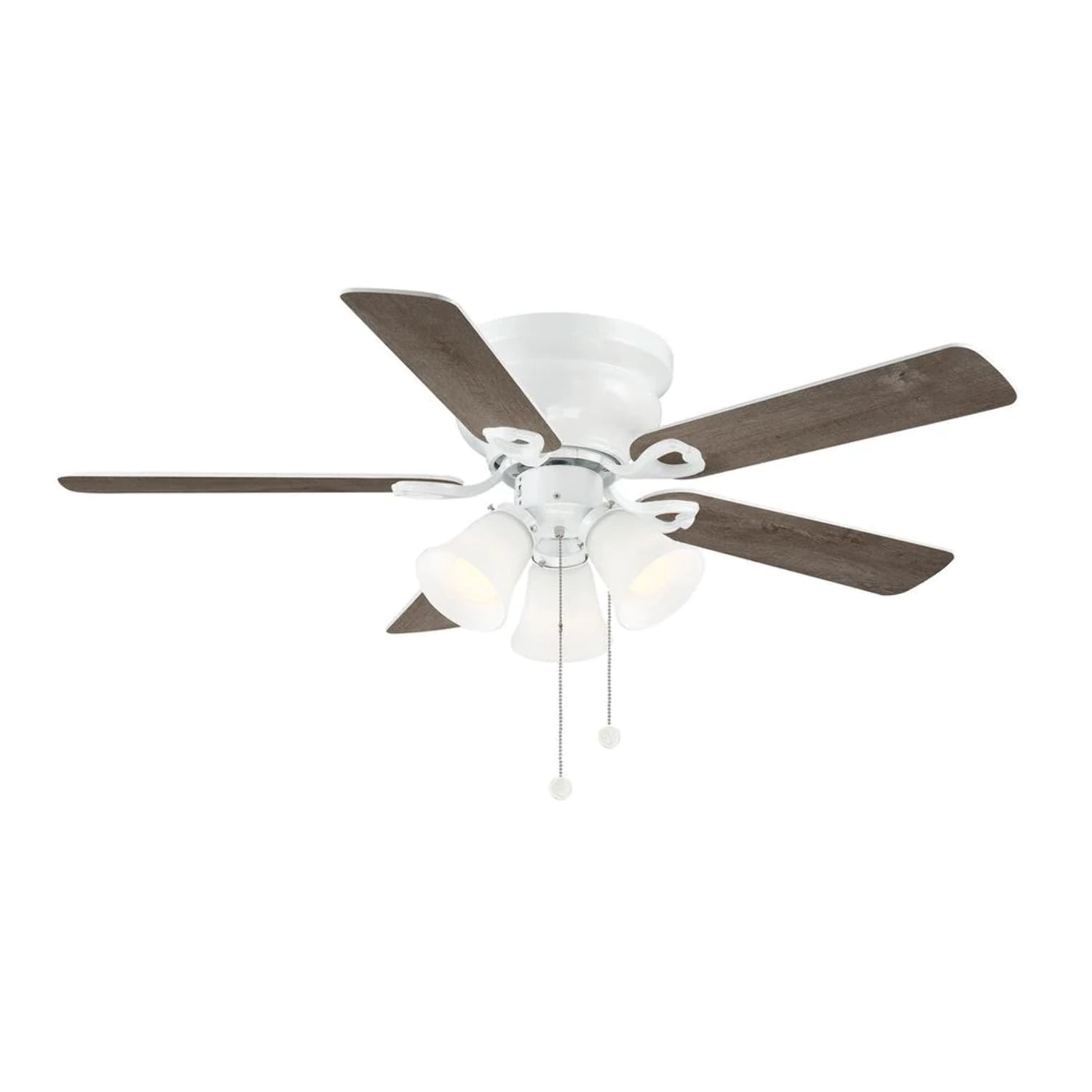 Home Decorators Collection Clarkston II 44 in. LED Indoor White Ceiling