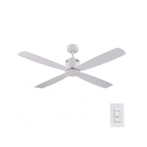 Home Decorators Collection Kitteridge 52 in. Indoor White Ceiling Fan