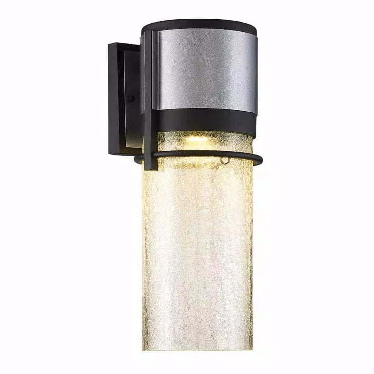 Black Integrated LED Outdoor Line Voltage Wall Sconce Black Integrated LED Outdoor Line Voltage Wall Sconce