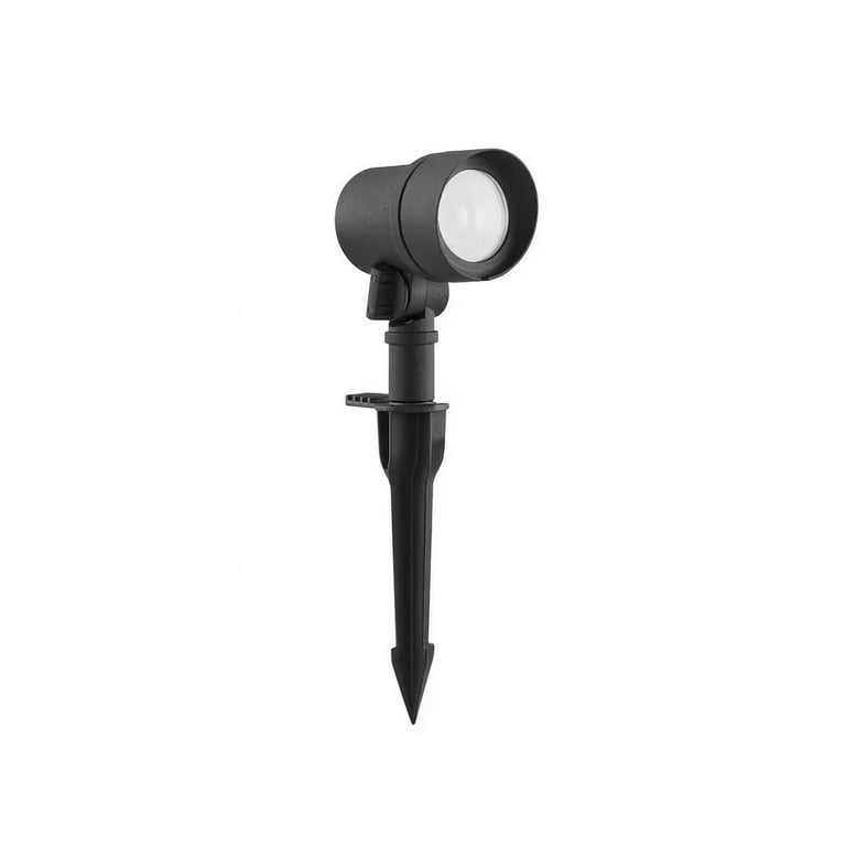 Home Decorators Collection Rodham 40 Watt Equivalent Low Voltage Black Hardwired Integrated LED Outdoor Landscape Flood Light With Adjustable Head