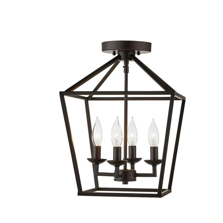 Home Decorators Collection Weyburn 16.5 in. 4 Light Bronze