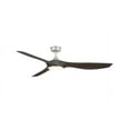 thumbnail image 1 of Home Decorators Marlon 66" LED Indoor Brushed Nickel Ceiling Fan w/Remote, 1 of 5