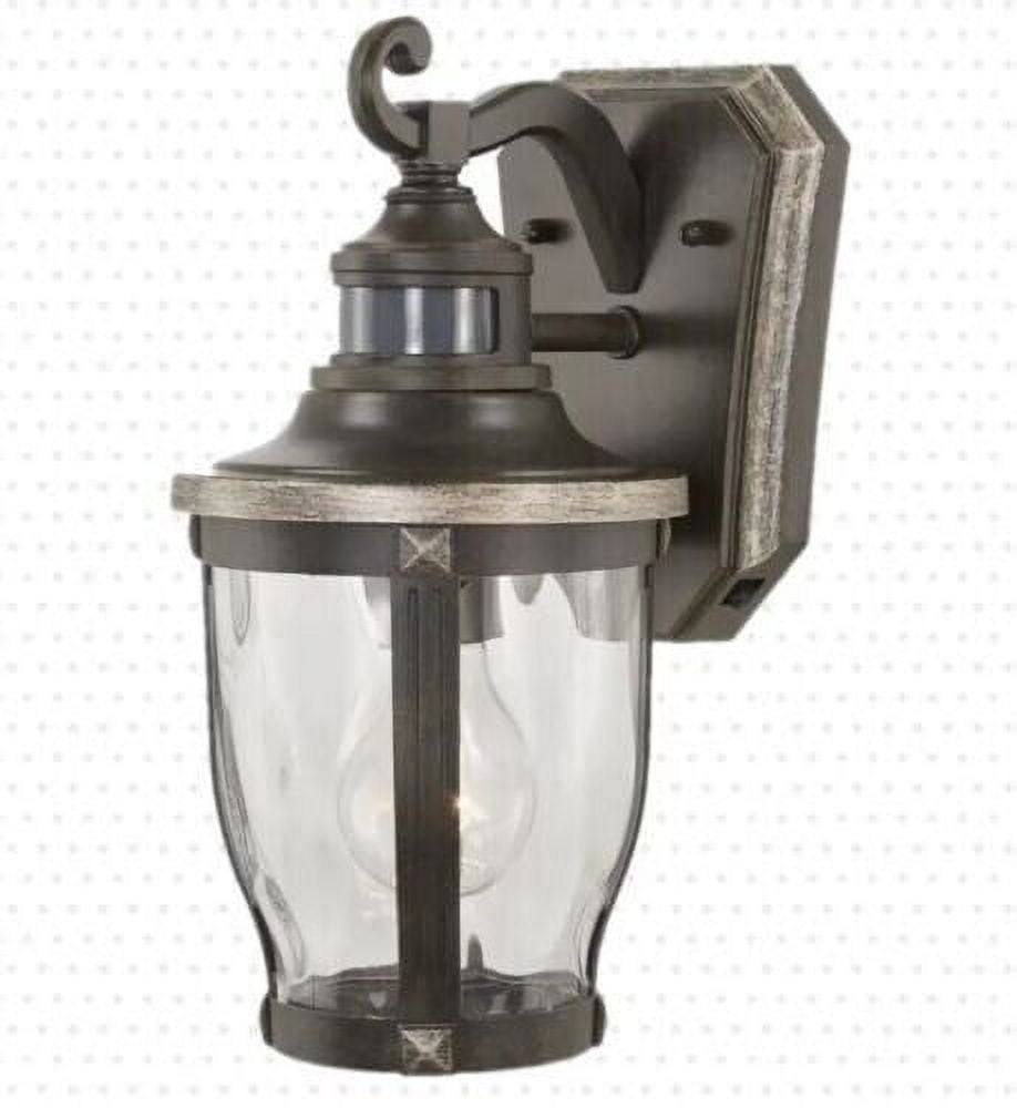 Home Decorators McCarthy 1 Light Bronze Motion Sensing Outdoor