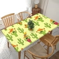 thumbnail image 1 of Home Deluxe Tablecloth Funny Cactus Waterproof Elastic Rim Edged Table Cover- For Christmas, Parties And Picnics 5ft, 1 of 7