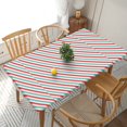 thumbnail image 1 of Home Deluxe Tablecloth Pink Heart Background Waterproof Elastic Rim Edged Table Cover- For Christmas, Parties And Picnics 5ft, 1 of 7