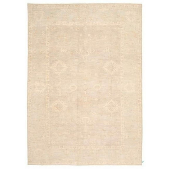 Home Denver Hand-Knotted Grey Wool Area Rug - 10 ft. 0 in. X 13 ft. 7 in.