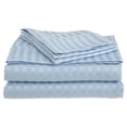 thumbnail image 1 of Home Design 1800 Series Luxurious Hotel Stripe Sheet Sets (Queen, Blue), 1 of 4