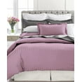 thumbnail image 1 of Home Design 1800 Series Luxurious Hotel Stripe Sheet Sets (Queen, Purple), 1 of 5
