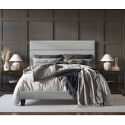 Home Design Adrian Full Upholstered Platform Bed Frame