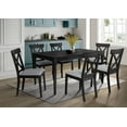 thumbnail image 1 of Home Design Beckley 7-Piece Dining Set, Gray/Brown, Rectangular Table, Cross-Back Cushioned Chairs, Modern Style, Durable Construction, 1 of 5