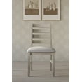 thumbnail image 1 of Home Design Cindy Dining Chair, Set of 6, Ladder Back Upholstered Seats, Warm Gray/Antique Gray, 1 of 4